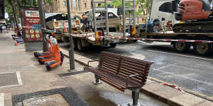 George Street was reopened on Saturday afternoon after repairs were completed,Queensland Urban Utilities said.