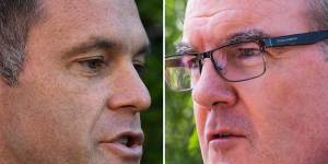 Chris Minns and Michael Daley are on course to go head to head for the NSW Labor leadership.