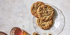 Oat and raisin cookies from Emelia Jackson’s cookbook First,Cream the Butter and Sugar.