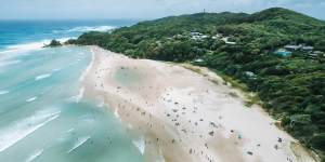 Holiday home bookings in Byron Bay are down from a year ago.