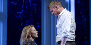 Richard Roxburgh and Cate Blanchett in The Present,now in New York.
