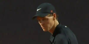 Sinner wins on return from doping ban