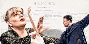 Actor Suzy Eddie Izzard and ballet maker Leo Mujic are both staging Hamlet in Brisbane.