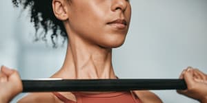 For better skin,try lifting weights