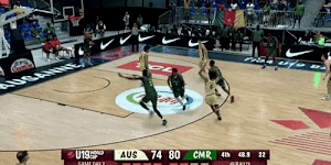 Cameroon player dunks ball in his own basket to help Australia to miracle win