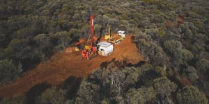 Ardea Resources drilling at its Goongarrie Hub.