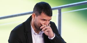 ‘One of the doctors told me,that’s enough’:Tearful Aguero retires due to heart condition