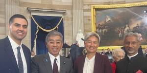 Penny Wong joined foreign ministers from the Quad to represent Australia at President Trump’s inauguration.