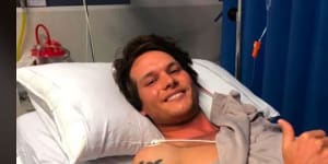 'He's doing great and singing Baby Shark':Support pours in for surfer mauled in WA's South West