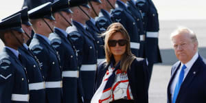 Melania Trump's fashion choices are less sartorial subtlety,more slap in the face.