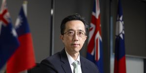 Douglas Hsu,Taiwan’s chief representative in Australia,said Beijing pursues a “divide and conquer” strategy.