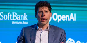 OpenAI chief executive Sam Altman.
