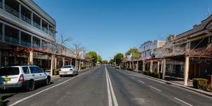 The main street of Moree in June this year. 