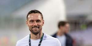 Crystal Palace assistant coach and former Socceroo James Holland.