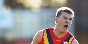 Crows father-son prospect Tyler Welsh starred for SA.