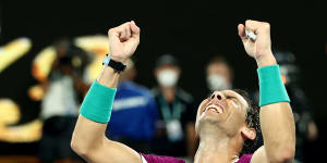Rafael Nadal,one of the game’s greatest fighters,refused to give up on his way to a memorable victory.