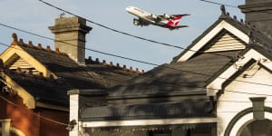 Some inner west suburbs will cop more planes flying overhead from the changes to flight paths.