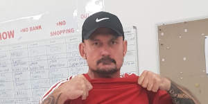 Darwin shooting suspect Ben Hoffmann. 