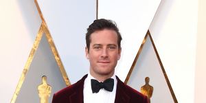 Armie Hammer,pictured here at the 2018 Oscars,is the subject of some wild claims on social media.
