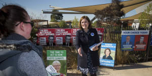 'We are holding on with our fingernails':Victoria's most marginal seat,Corangamite,too close to call