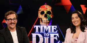 Ben Russell and Gen Fricker host Time To Die,a new pilot streaming on 10 Play from Monday.