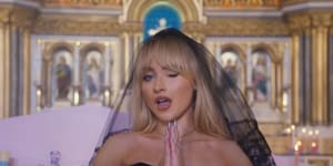 Priest punished for letting pop star film ‘provocative’ music video at altar