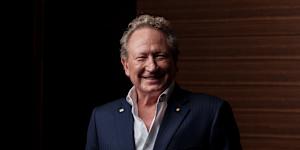 Fortescue executive chairman and founder,Andrew Forrest.