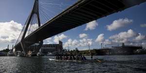 Rowing groups who use Blackwattle Bay have expressed safety fears over the redevelopment.