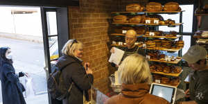 A.P. Town attracts a devoted following of pastry and bread lovers.