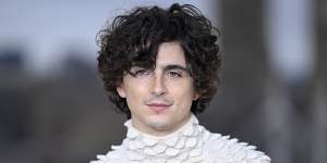 Timothée Chalamet at the London premiere of “Dune:Part Two” in February is the face of Bleu De Chanel,which has released a luxury hair mist for men.