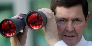 Growing up in Gippsland,the young Kevin Andrews had a keen interest in race calling.