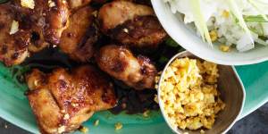 Adam Liaw's chicken salpicao recipe.