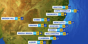 National weather forecast for Thursday November 21