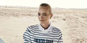 Model Gemma Ward in a campaign marking 50 years of Country Road.