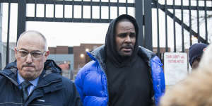 R. Kelly,right,last month entered a not guilty plea to 10 counts of aggravated criminal sexual abuse. 