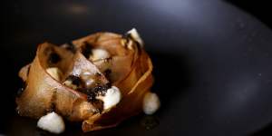 Apple truffle strudel from Esquire,Brisbane.