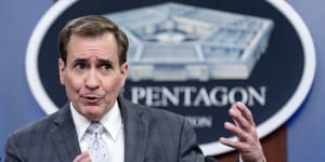Pentagon spokesman John Kirby has accused Russia of planning a “false-flag” attack.