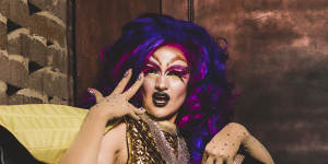 Hyper queen Faux Nee Phish,aka Caitlin Winter,says Canberra's drag scene is the'strongest it's been in years'.