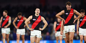 Zach Merrett’s future at Essendon is uncertain.