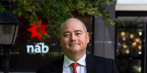 NAB chief executive Andrew Irvine said Donald Trump’s commitment to fuelling growth in the world’s largest economy would potentially boost inflation.