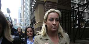 Keli Lane leaves court during her trial in 2010.