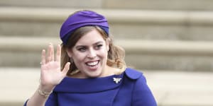 A nervous wait for Princess Beatrice,daughter of Prince Andrew