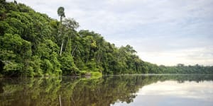 The Tambopata River has become a dumping ground for illegal mining.