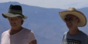 A sign warns visitors of extreme heat danger at Badwater Basin,in Death Valley National Park.