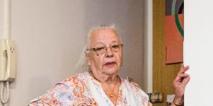 Anna Kovic has lived in her Waterloo housing commision flat since 1971.