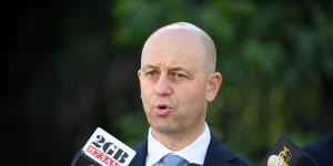 NRL chief executive Todd Greenberg remains frustrated at not having a venue decided for the 2021 and 2022 grand finals.