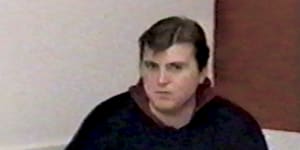 Paul Denyer is interviewed by police in 1993.
