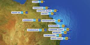 National weather forecast for Wednesday December 18