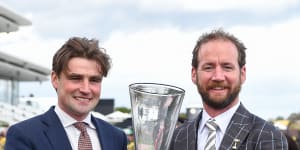 David Eustace and Ciaron Maher won the Derby on Saturday. Now they’re aiming to win an Oaks.