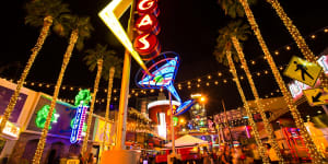 Vintage neons in the Fremont East area of Downtown Las Vegas.